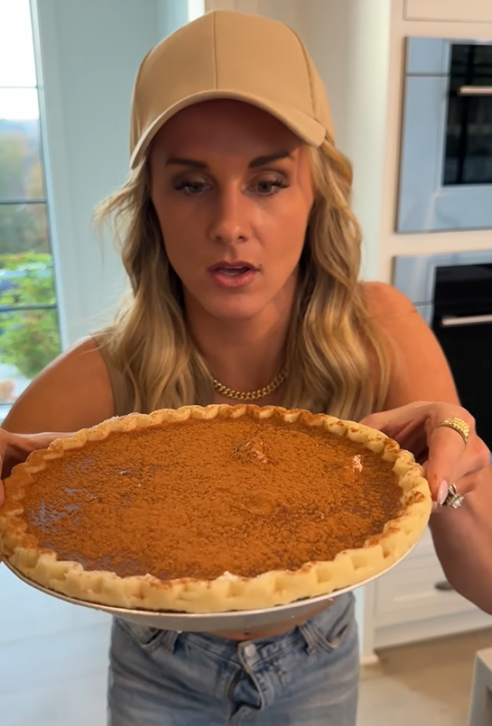 Homemade wine pie dessert!