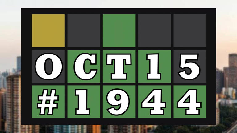 Today's Wordle hints & answer - October 15, 2026 (Puzzle #1944)