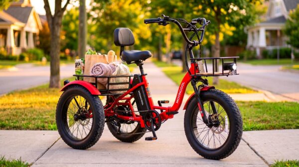 Mooncool FT1 fat tire electric trike: Built for real‑world cargo ...