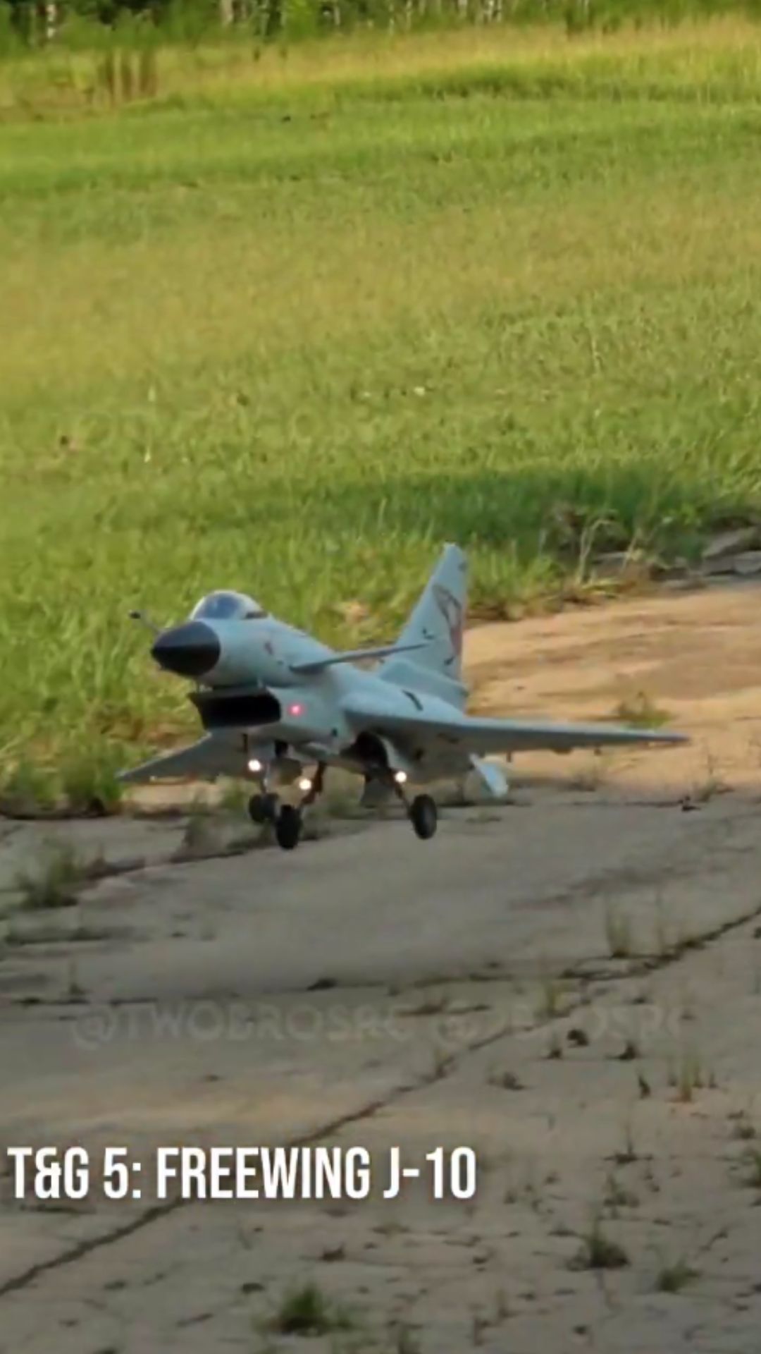 RC plane touch and go maneuvers explained