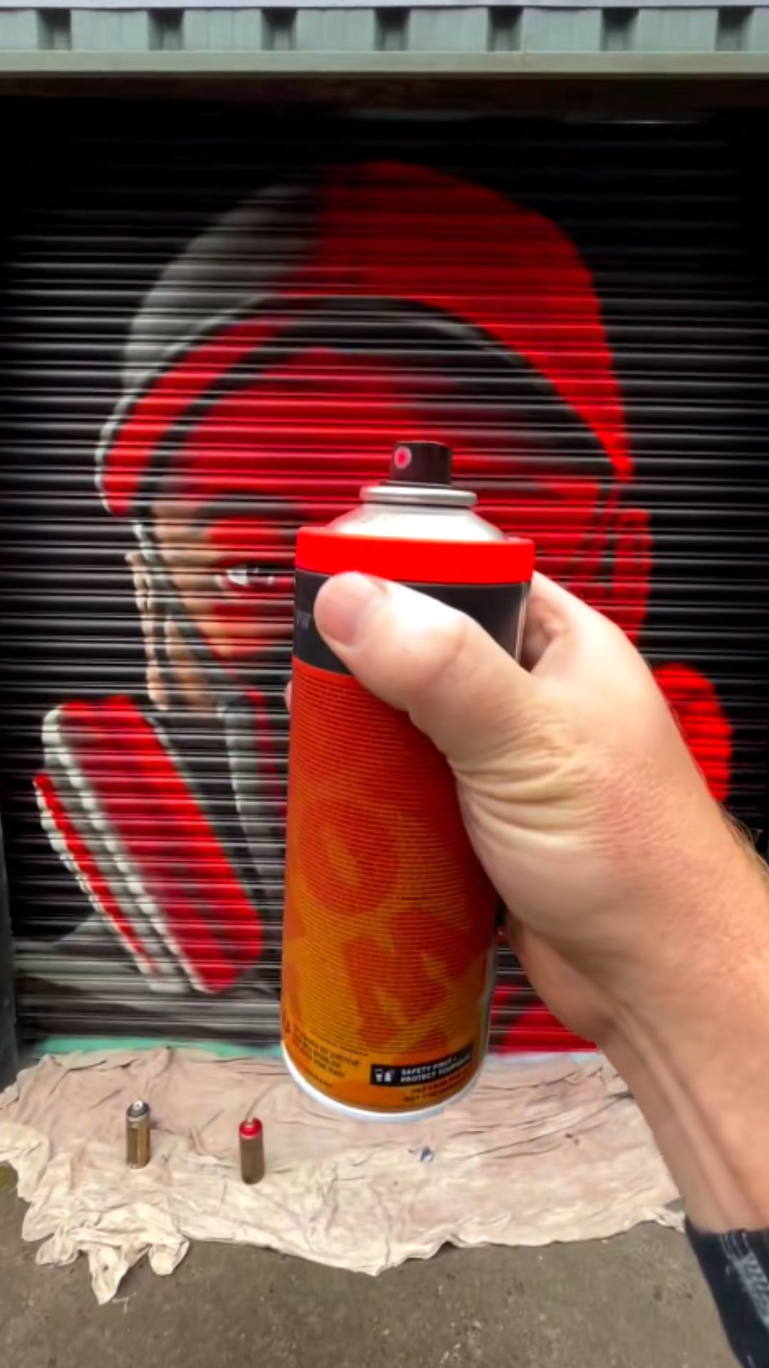 Exploring neon spray paint techniques for creative street art