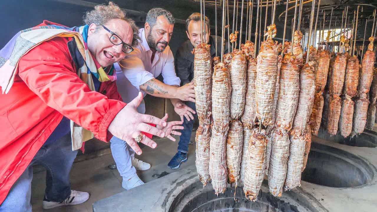 Inside a Turkish factory where lamb is cooked in underground pits