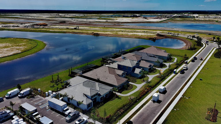 Drone views: New Kingston community set to open model homes