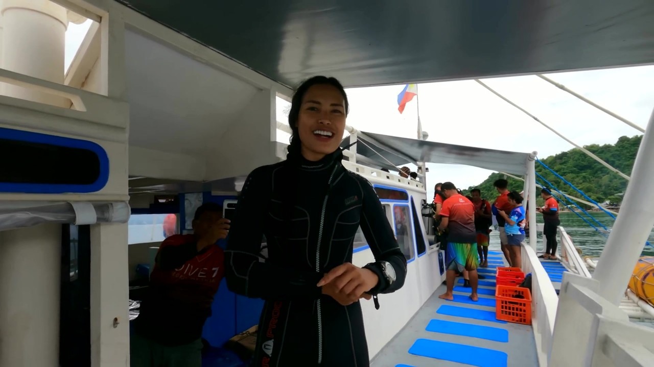 A solo traveler takes a boat to Apo Island and explores its marine ...
