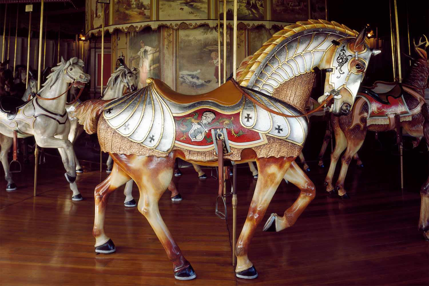 In 1905, a carousel was opened in Colorado. Its animals were stolen and ...