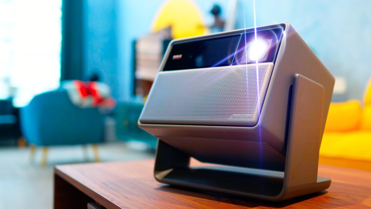Throwback to a mini projector that turned any room into a theater