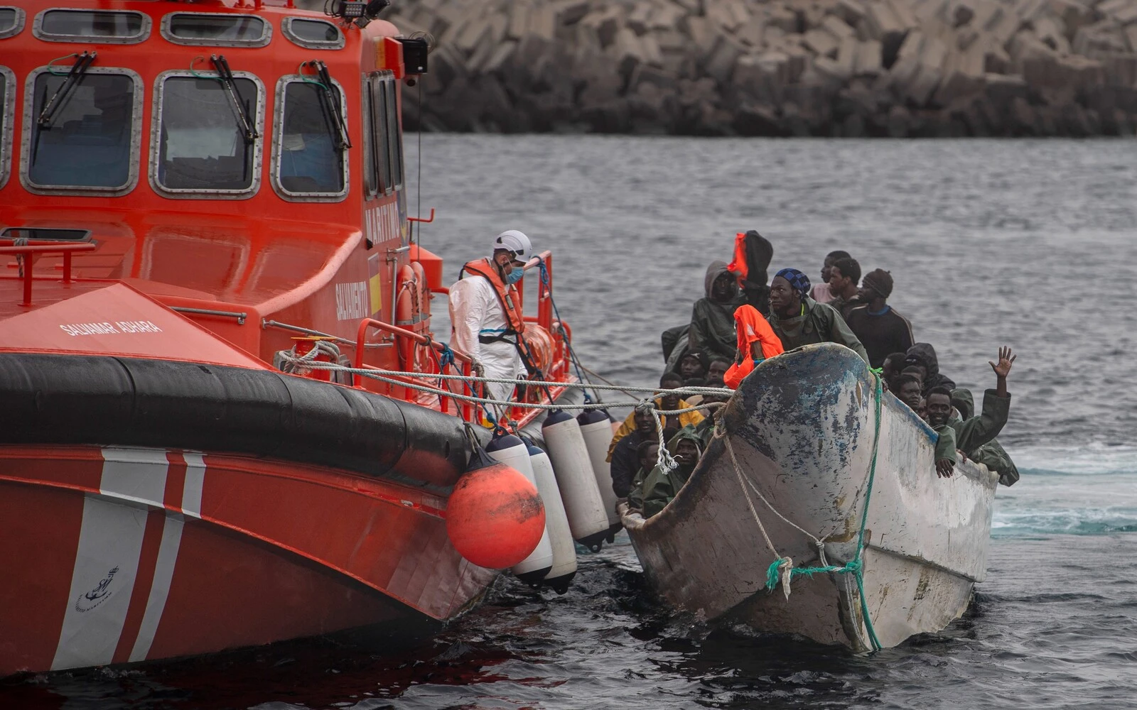 Migrant boat sinks off coast of Gambia, at least 12 dead