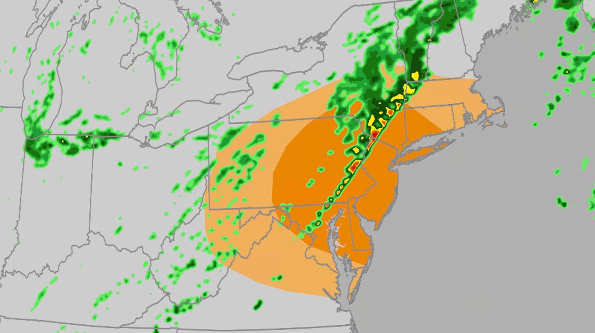Severe storms bring damaging winds, tornado threat to northeast