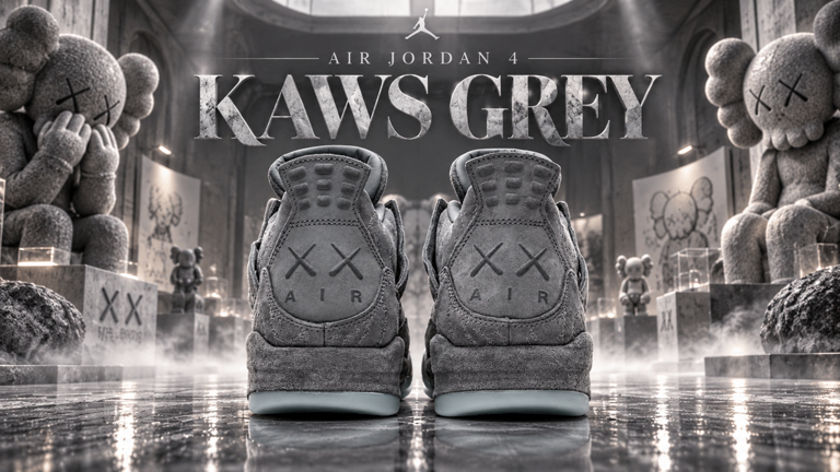 Air Jordan 4 'KAWS grey' - Price and where to buy
