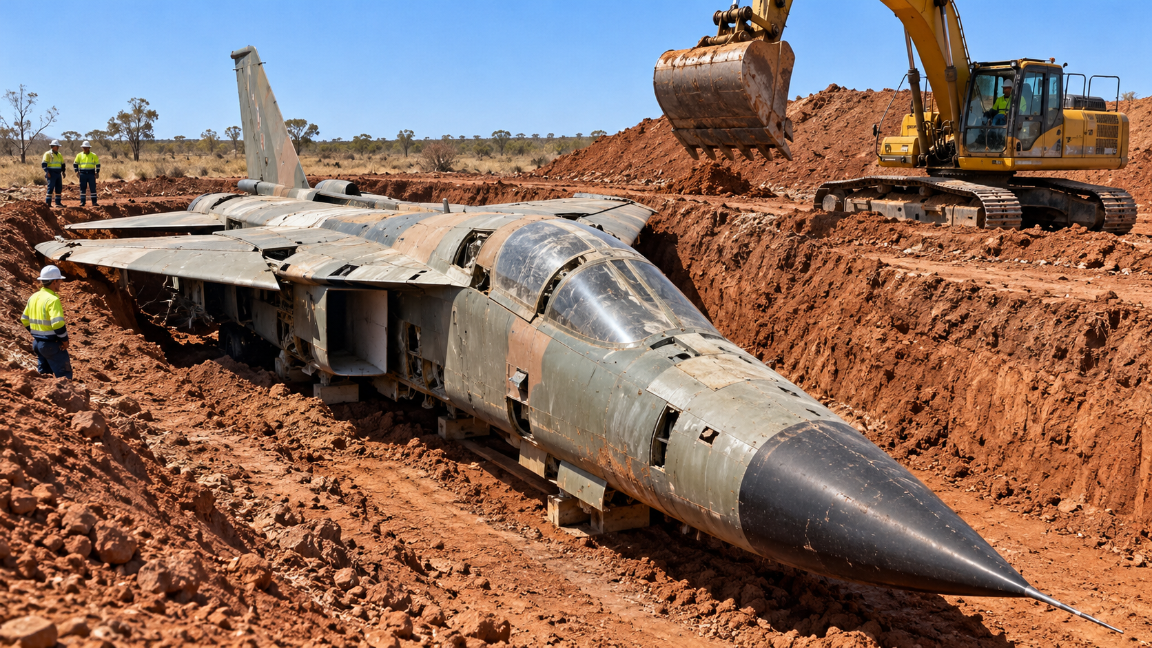 Why Australia buried its American F-111 fighter bombers underground