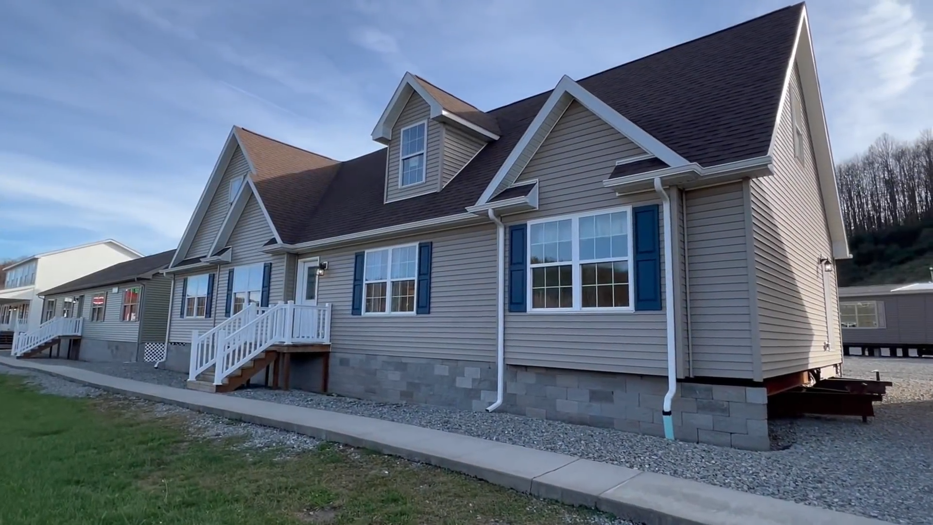 Two levels and an expansive floor plan define this modular home