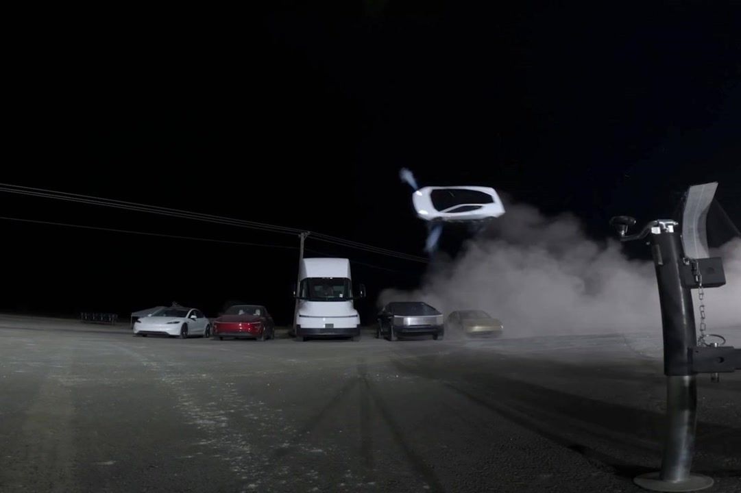 Tesla launches 'flying' car as Elon Musk hails 'the future is here'