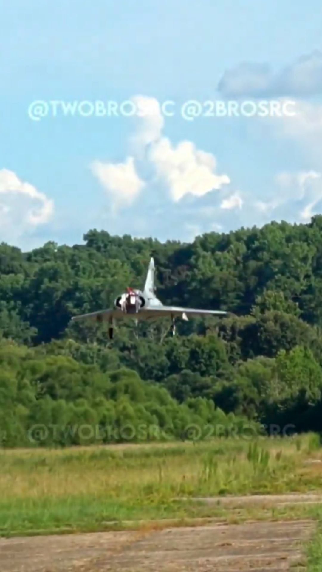 RC Mirage jet crash followed by a return to flying