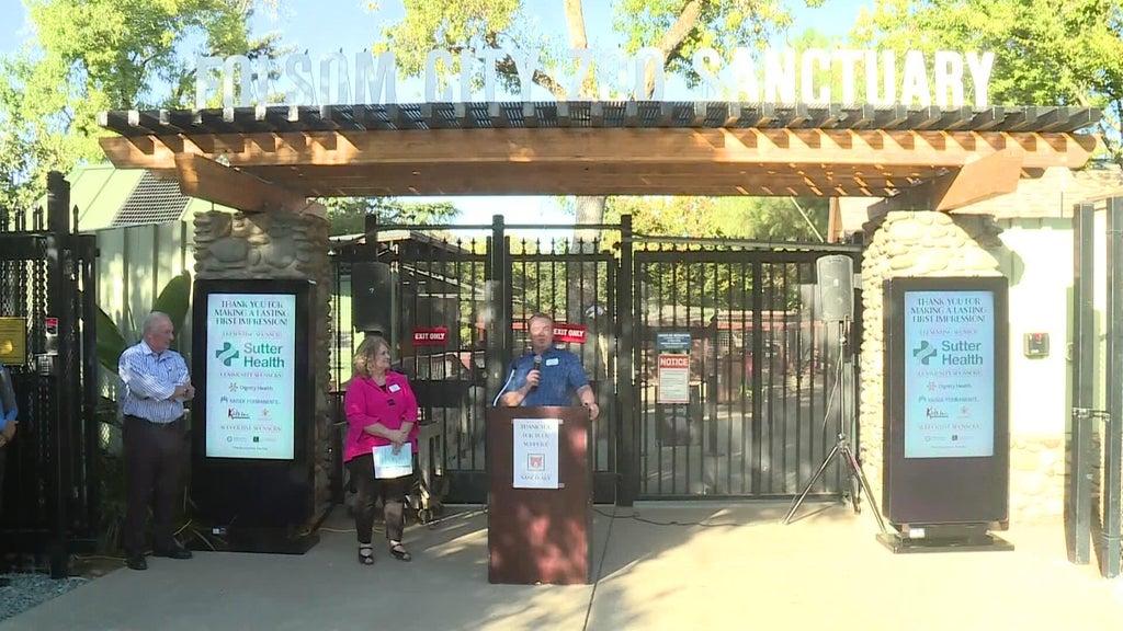 Folsom Zoo unveils new entrance after community raises nearly $45,000