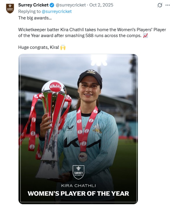 Who is Kira Chathli? Meet England A captain with an Indian family and ...