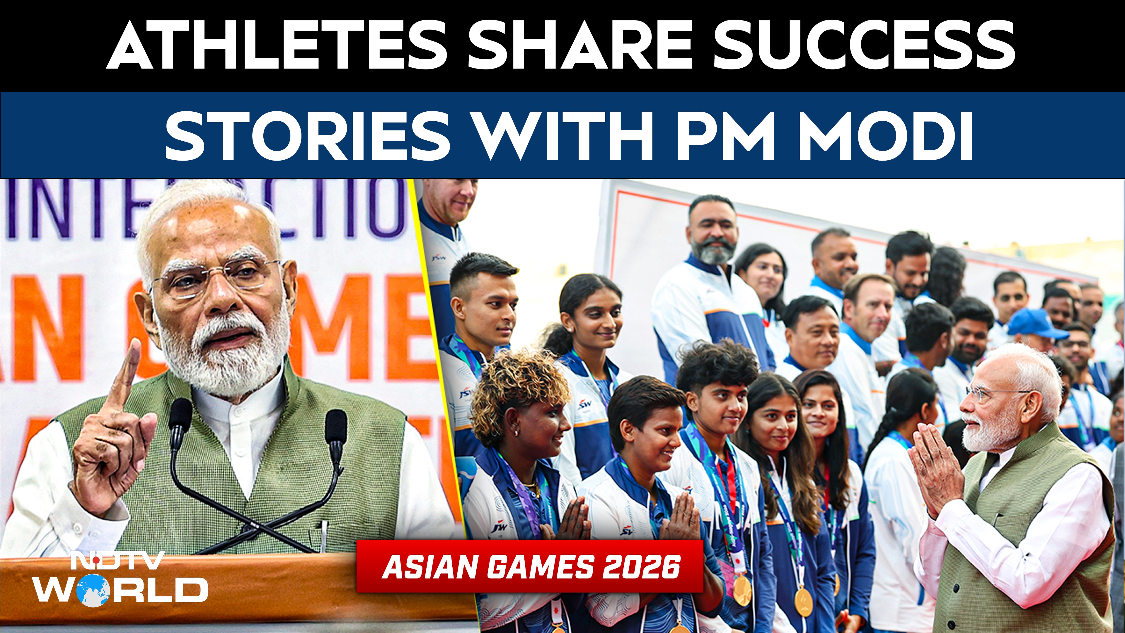 PM Modi meets Asian Games stars | Boxers, hockey champions share ...