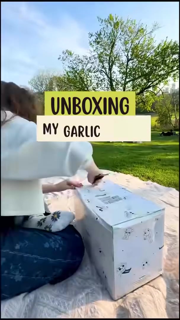 Unboxing the adorable garlic plushie from Makeship | Cute picnic vlog!