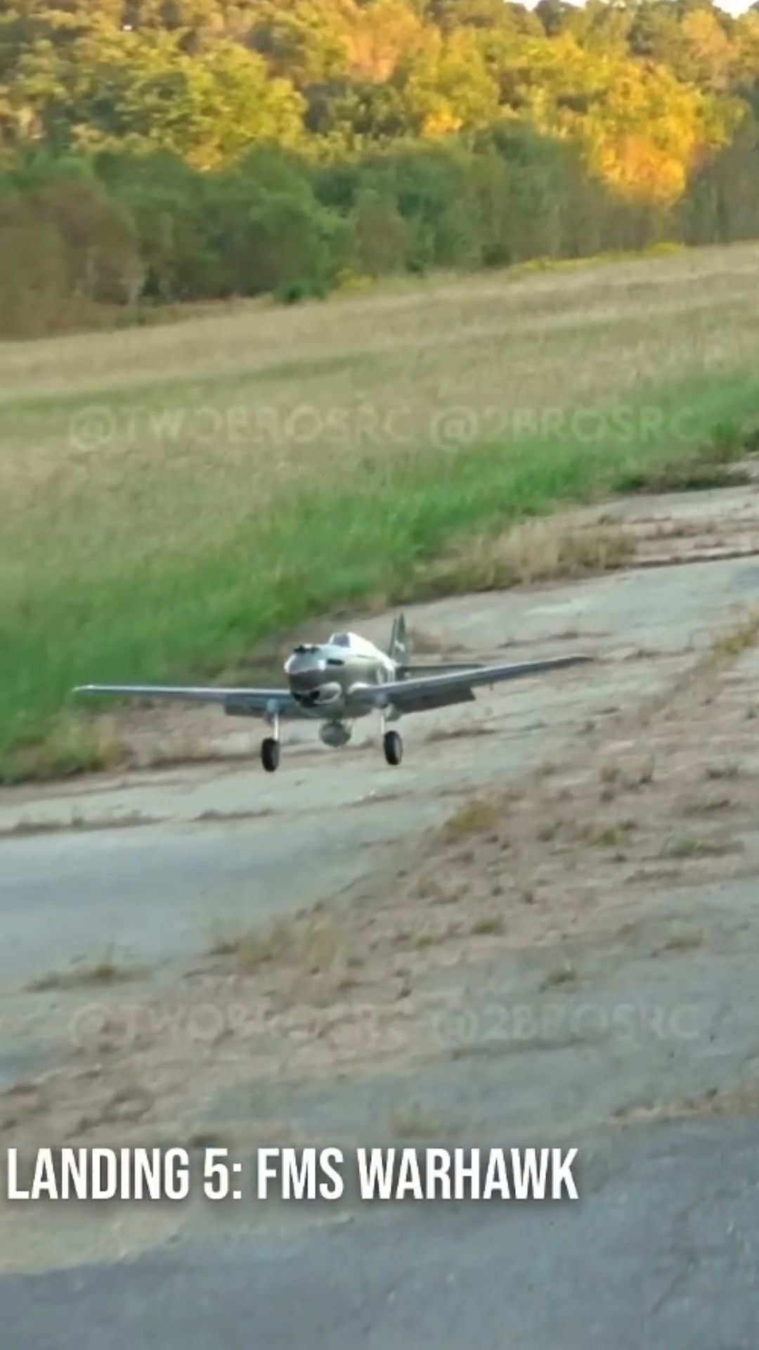 RC warbird landings that highlight precision flying skills