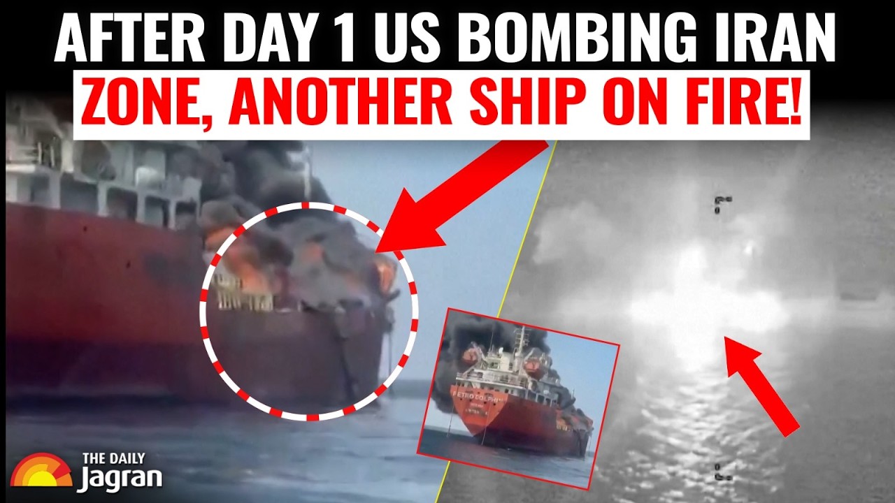 Boom! 2nd time direct hit over Iran zone | IRGC comes forward | Hormuz ...