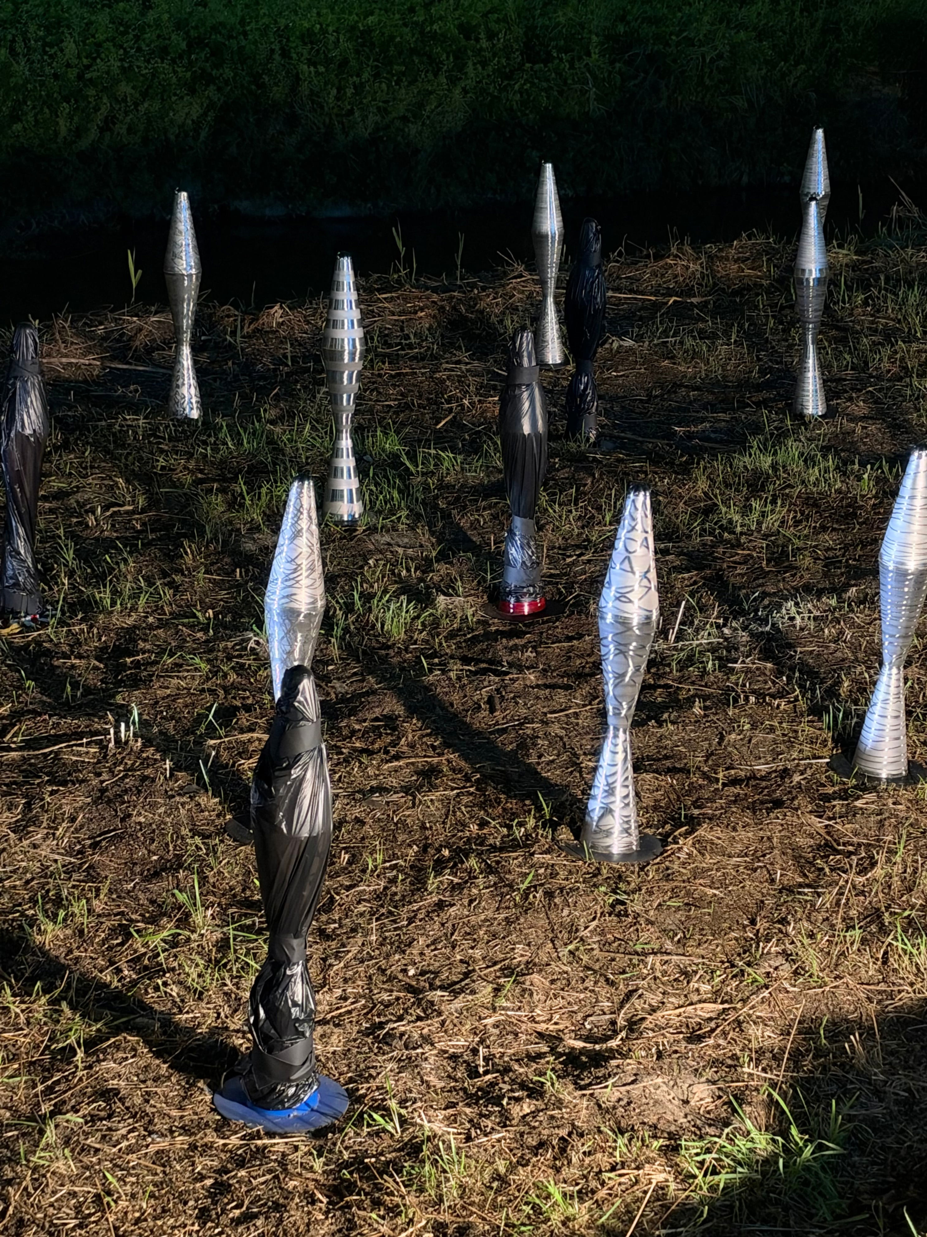 Nowon District removes North Korean-flag missile sculptures