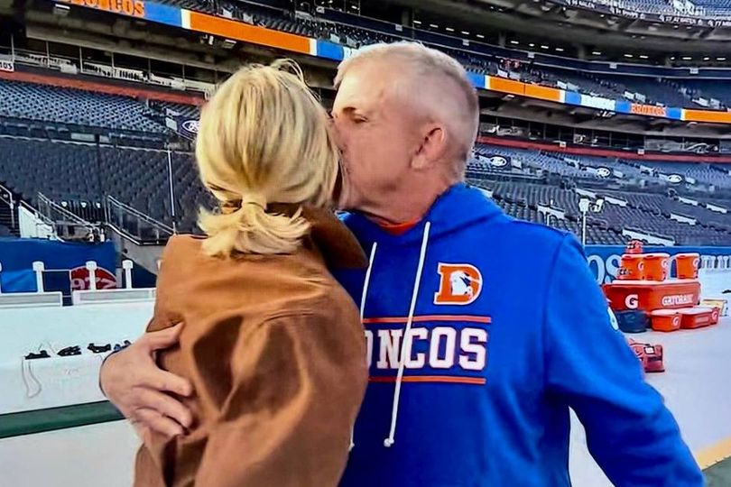 NFL coach kisses Charissa Thompson as fans hit out at creepy incident