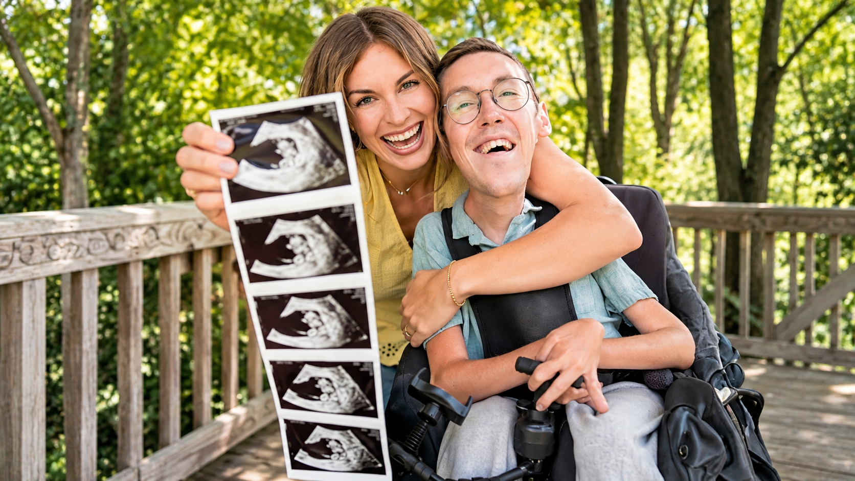 Sharing the exciting news that we’re expecting a baby