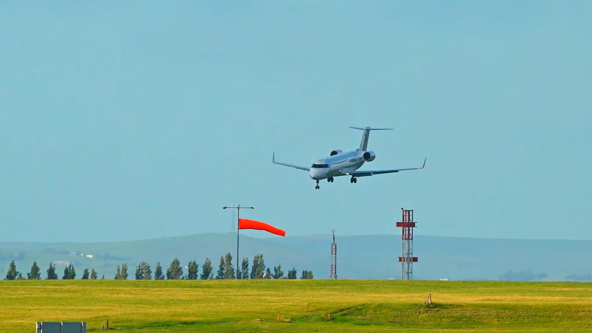 Nose-down landing caught on camera
