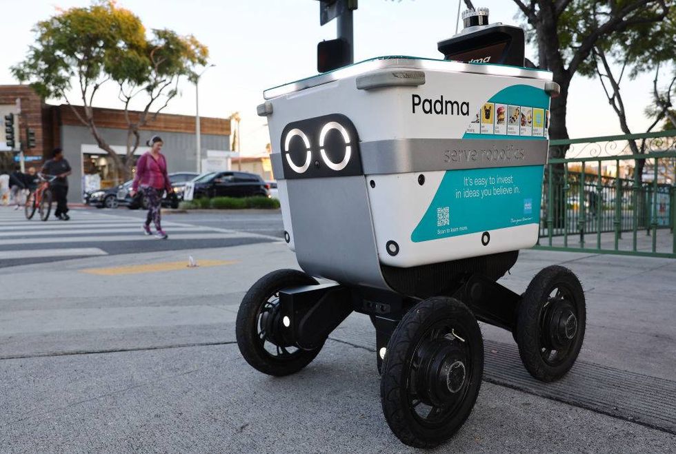 Video: Philadelphia woman arrested after blocking delivery robot near ...