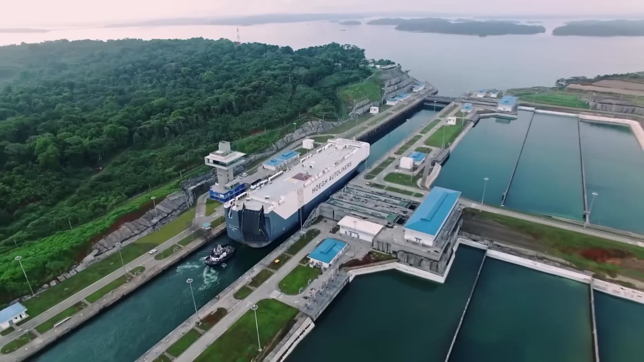 Panama Canal pilot orders emergency course correction as giant car ...
