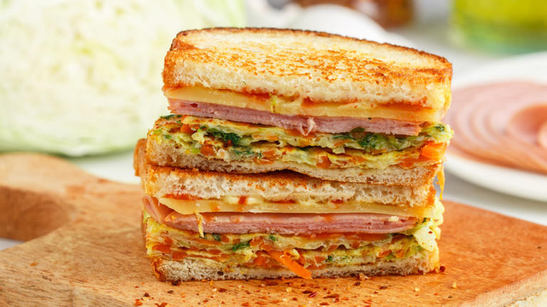 This famous South Korean breakfast sandwich's key ingredient is a big ...
