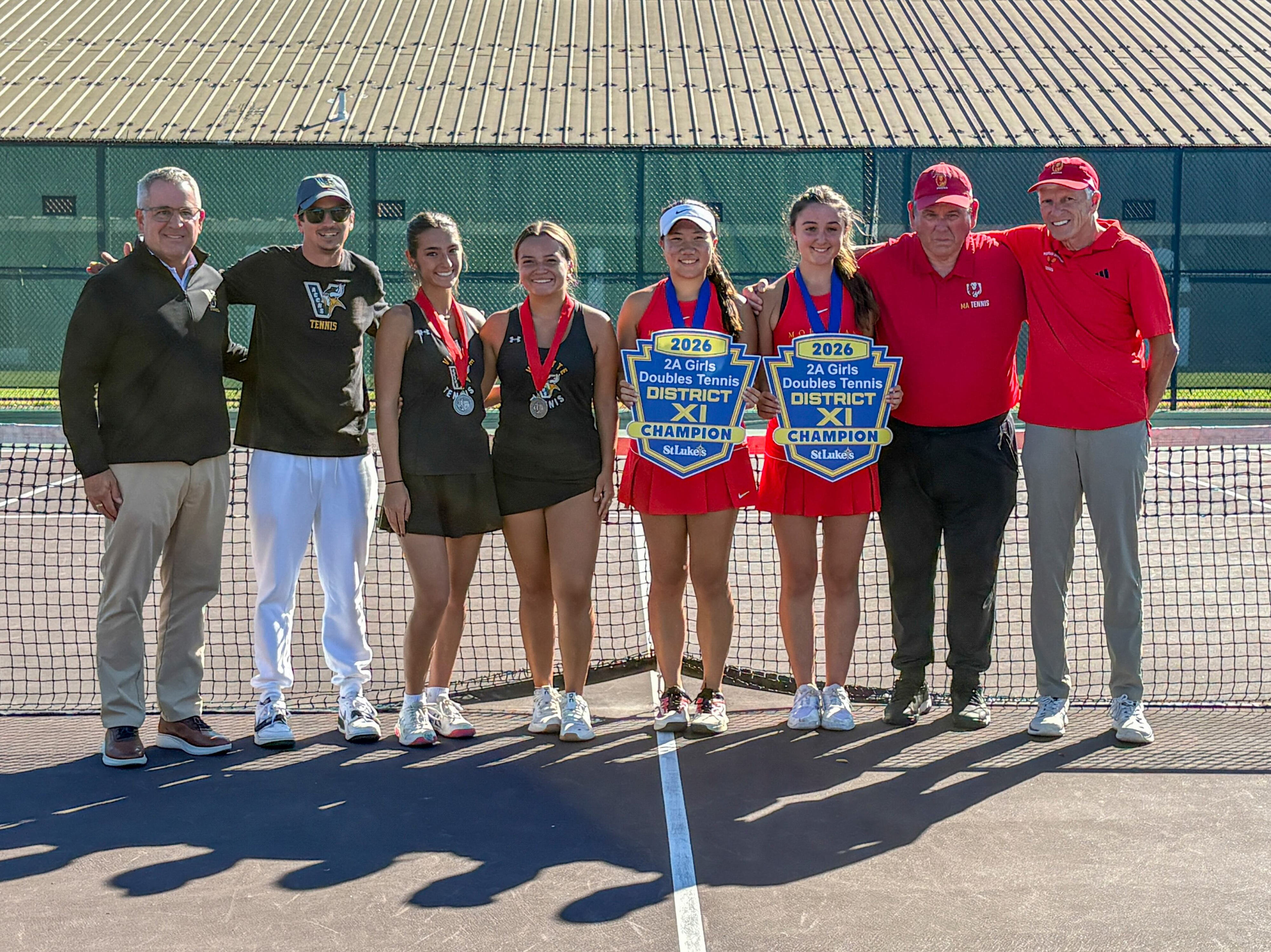 Moravian Academy girls tennis' Guo gets more doubles gold, this time alongside Andres