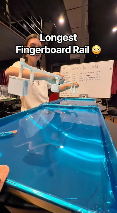 Kasso fingerboard rail for smooth and technical tricks
