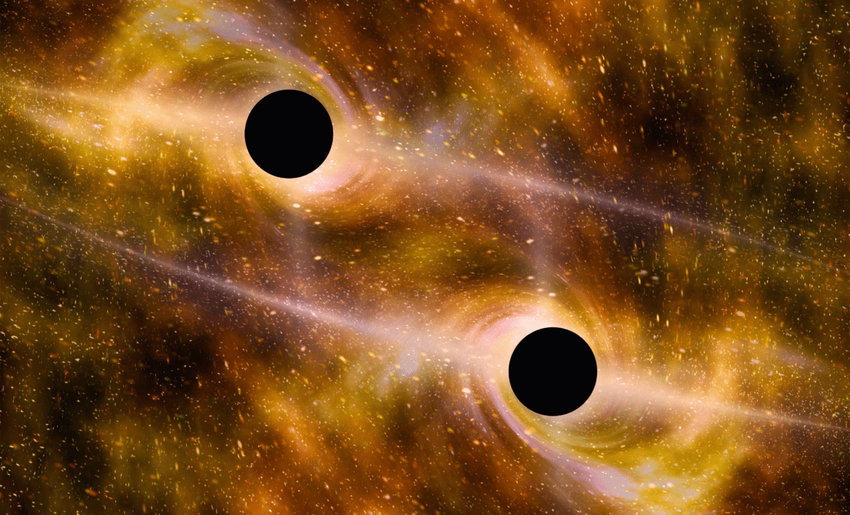 Scientists detect two feeding black holes so close together they are ...