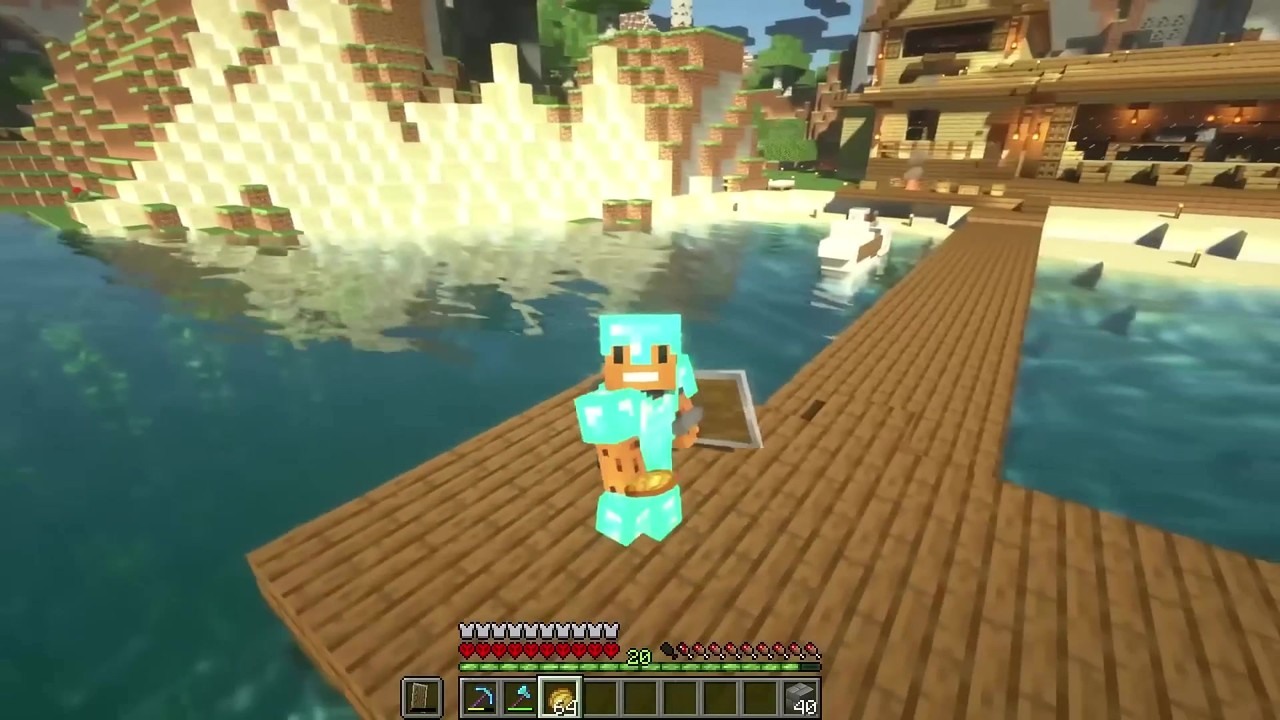 aCookieGod builds an automatic mob loot farm in Minecraft hardcore