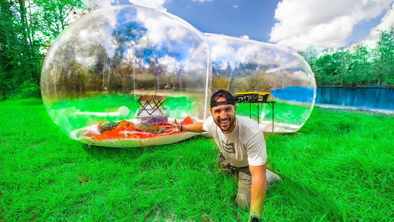 Caught on camera: bubble tent storm 🌩️