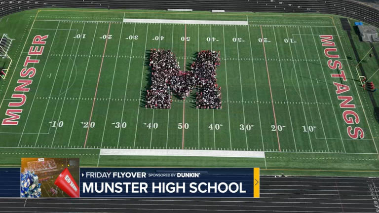 Friday flyover: Munster High School