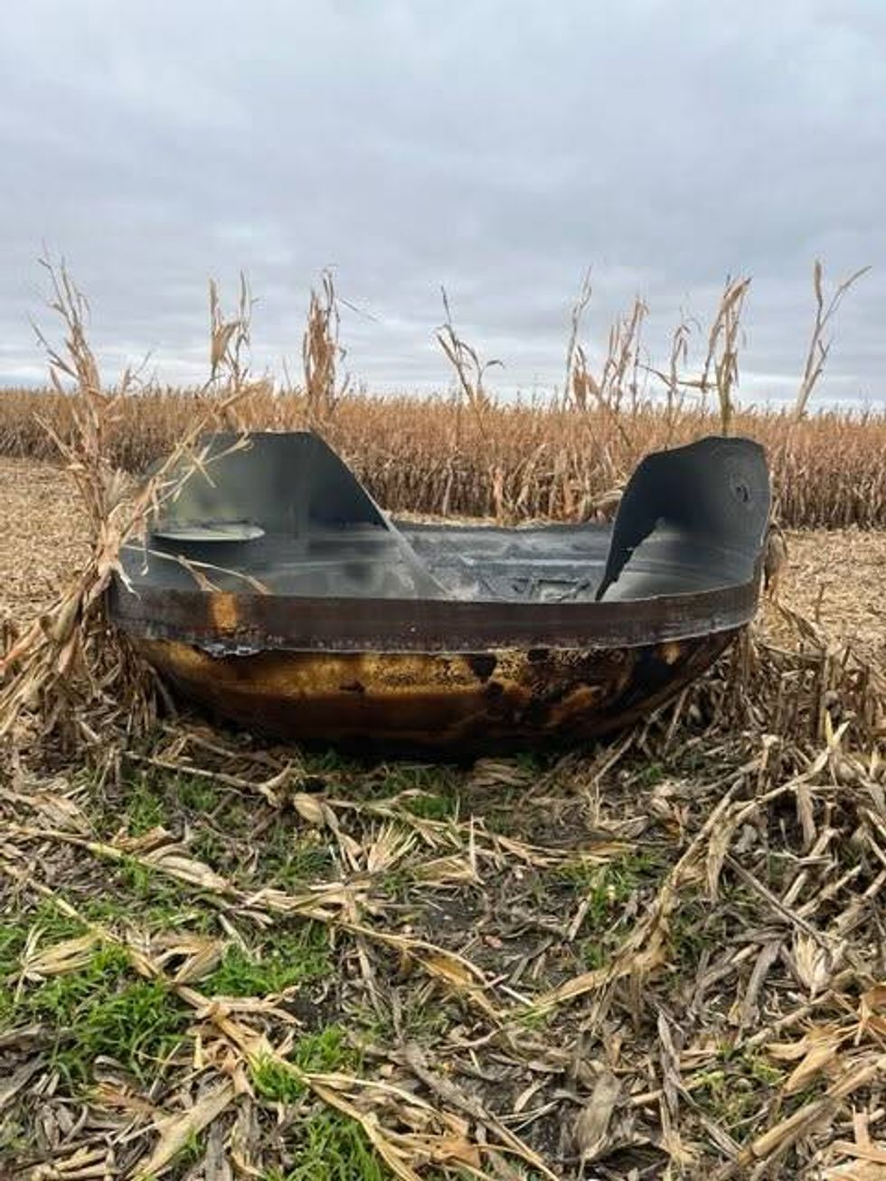 Possible space object found in western Minnesota cornfield