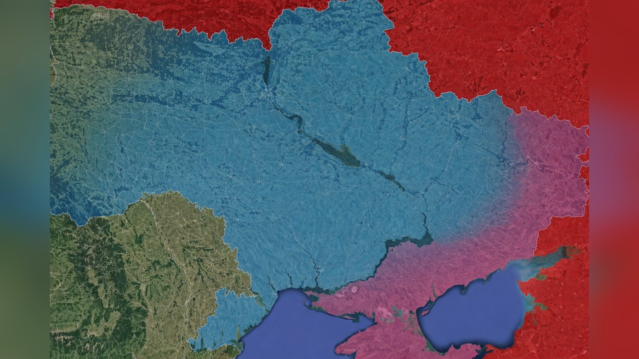 Russia's invasion of Ukraine unfolds across a moving Google Earth map