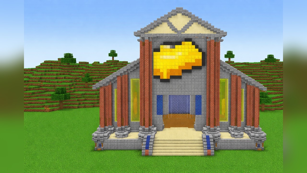 I built a gold factory in Minecraft hardcore