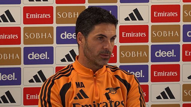 Arteta with an injury update pre Nottingham Forest