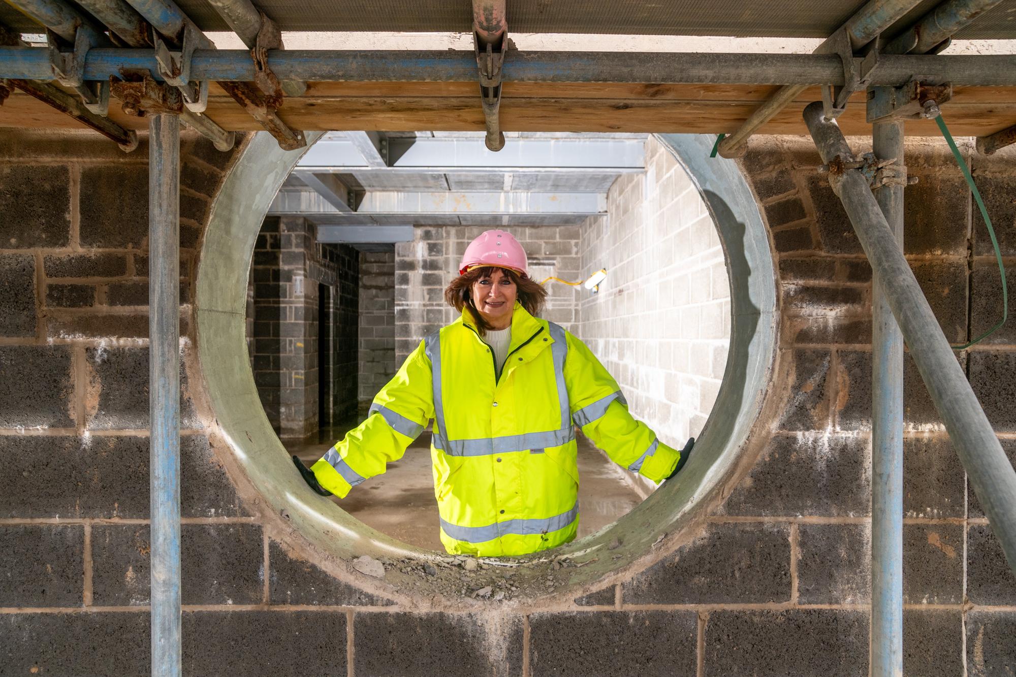 Work stalls on £12m luxury apartment development at Gabby Yorath's ...