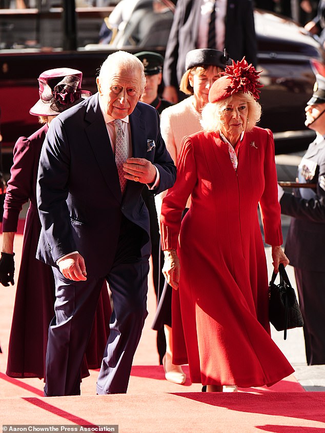 King Charles III and Queen Camilla attending a royal event.