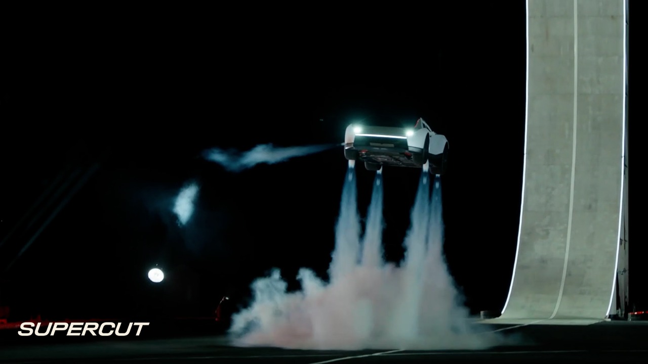 Tesla unveils flying roadster at outdoor event: highlights