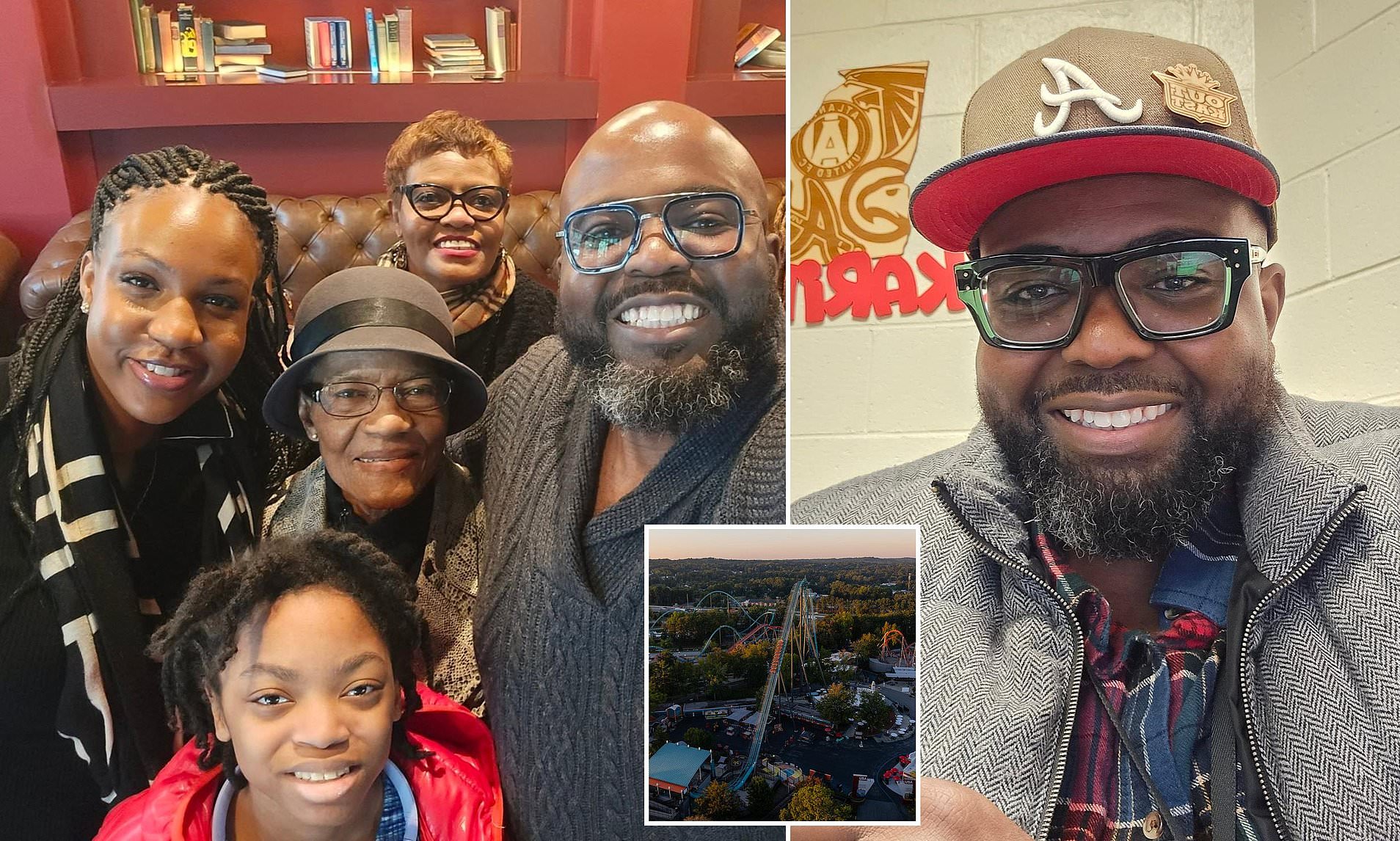 Teacher who plummeted from Six Flags coaster passed out before being ...