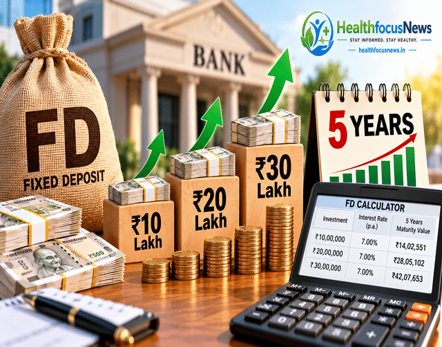 FD calculator 2026: How much will ₹10, ₹20 and ₹30 lakh earn in 5 years ...