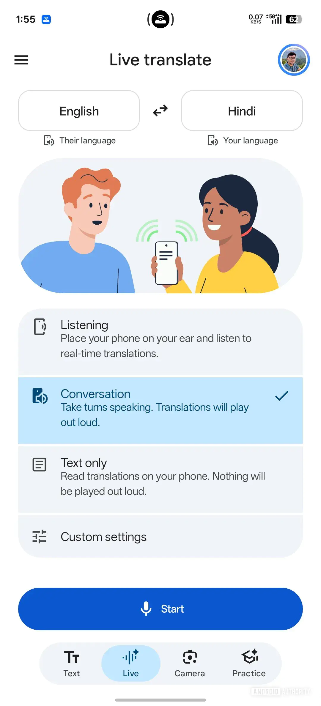 Google Translate Android app receives a massive visual overhaul