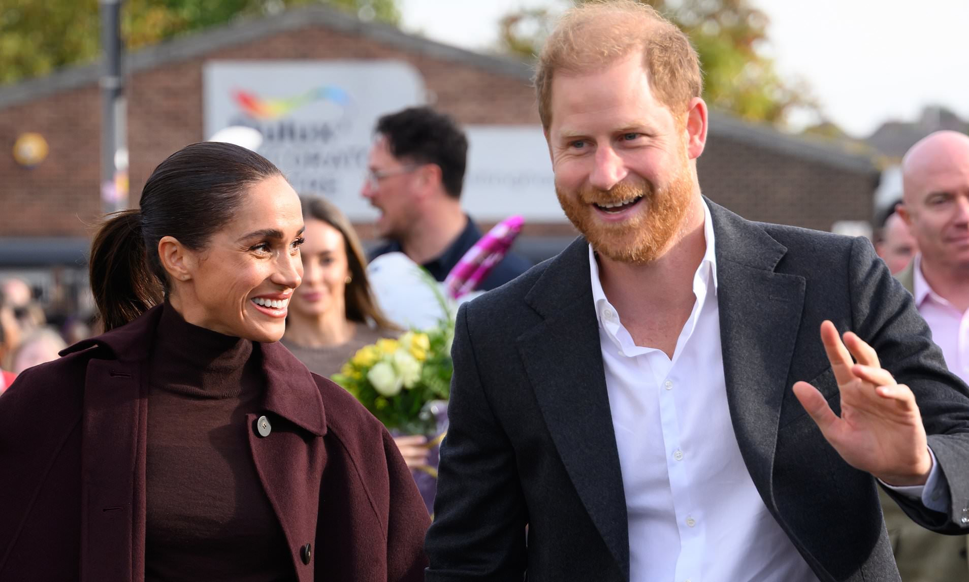 Opinion: I got within inches of Meghan and Harry on their cringe day