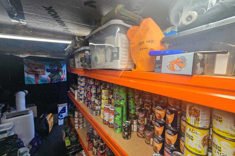 Prepper dad-of-three, 52, spent £6K gathering items including tins ...