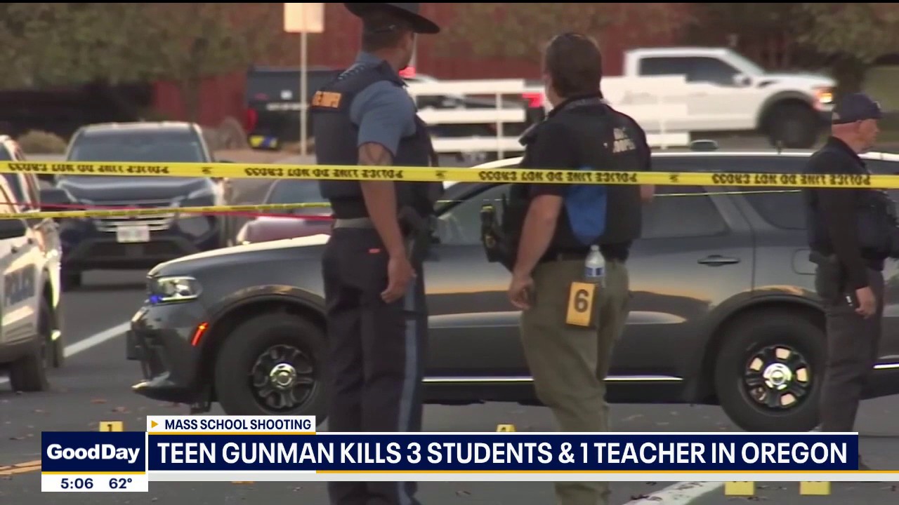 Gunman kills 3 students and 1 teacher in Oregon school shooting