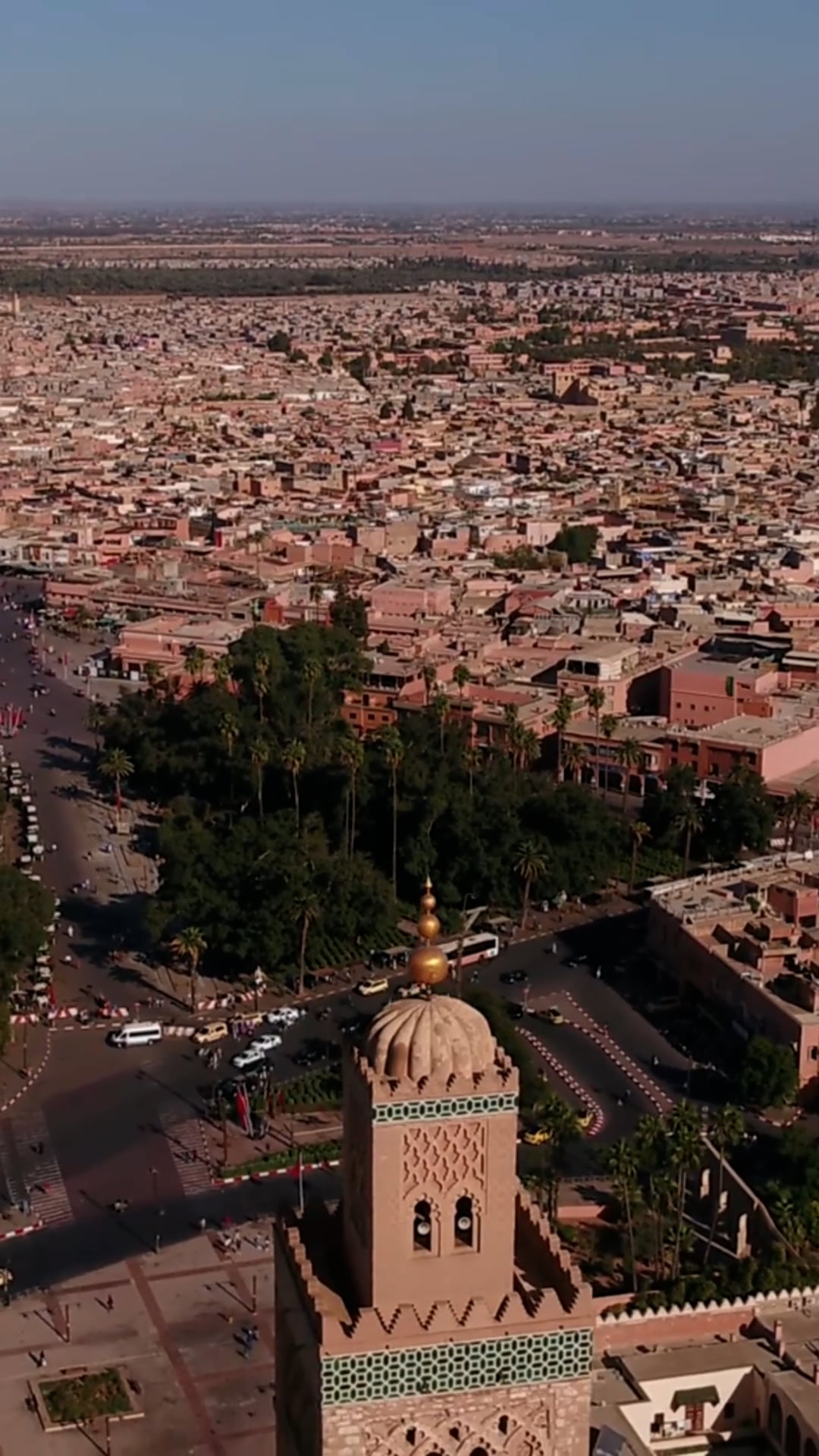 Koutoubia Mosque Marrakesh: Stunning drone footage of Morocco's ...